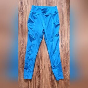 Pop fit Vibrant Blue Leggings Small